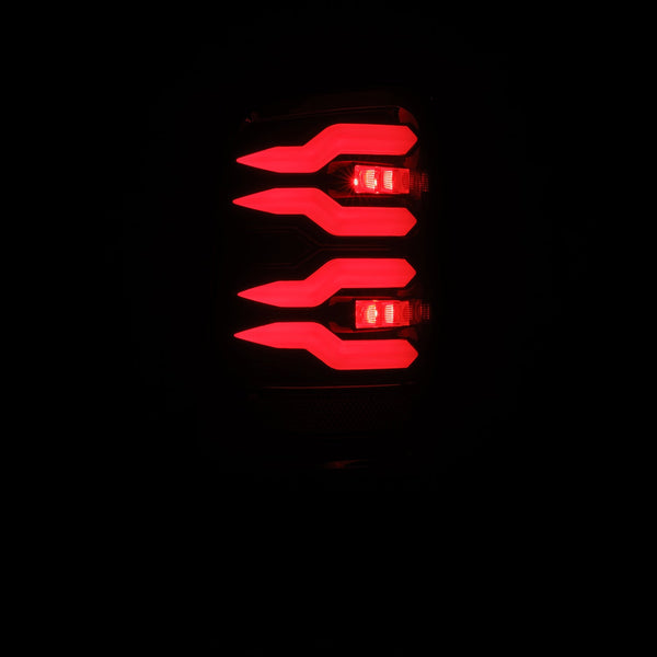 Black/Red LUXX-Series LED Tail Lights <br> 94-01 Dodge Ram 1500 2500 3500