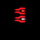Black/Red LUXX-Series LED Tail Lights <br> 94-01 Dodge Ram 1500 2500 3500