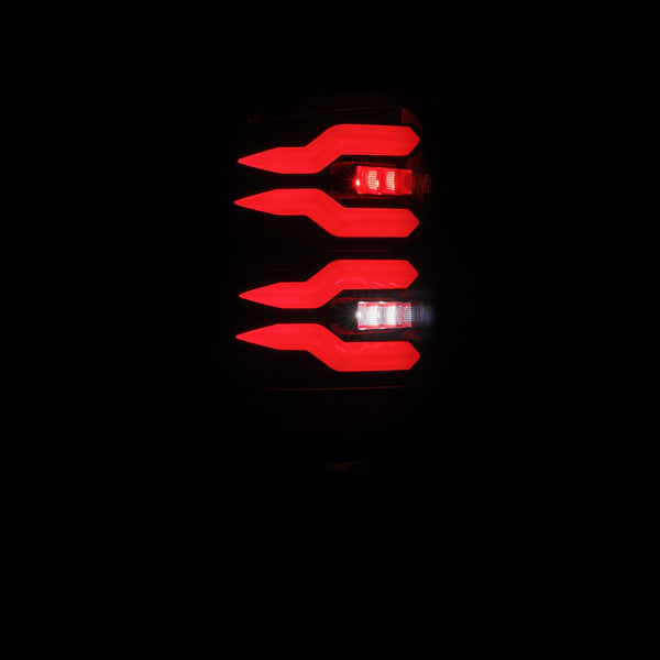 Black/Red LUXX-Series LED Tail Lights <br> 94-01 Dodge Ram 1500 2500 3500