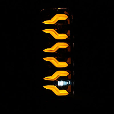 Black Luxx-Series LED Tail Lights <br> 87-96 Ford Bronco, F-150