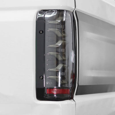 Black Luxx-Series LED Tail Lights <br> 87-96 Ford Bronco, F-150