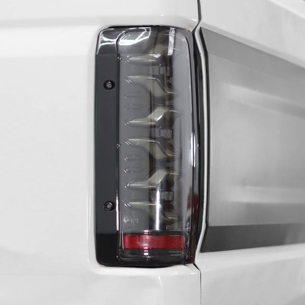 Black Luxx-Series LED Tail Lights <br> 87-96 Ford Bronco, F-150