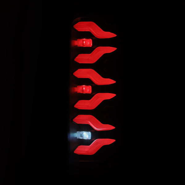 Black Luxx-Series LED Tail Lights <br> 87-96 Ford Bronco, F-150
