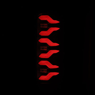 Black Luxx-Series LED Tail Lights <br> 87-96 Ford Bronco, F-150
