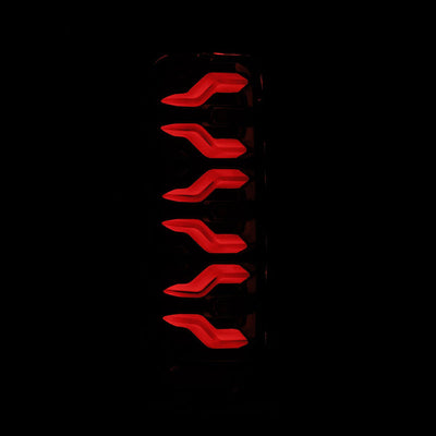 Black Luxx-Series LED Tail Lights <br> 87-96 Ford Bronco, F-150