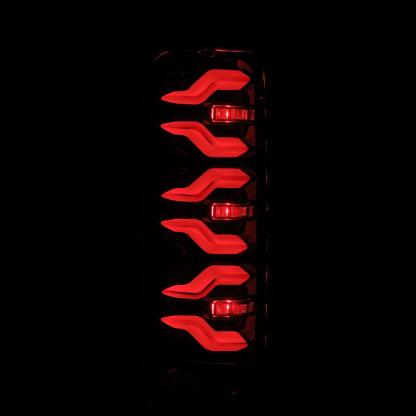 Black Luxx-Series LED Tail Lights <br> 87-96 Ford Bronco, F-150