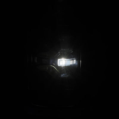 Black Luxx-Series LED Tail Lights <br> 87-96 Ford Bronco, F-150