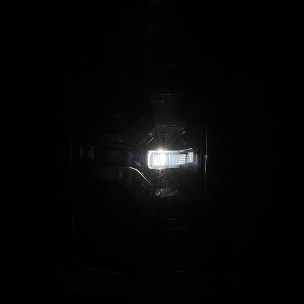Black Luxx-Series LED Tail Lights <br> 87-96 Ford Bronco, F-150