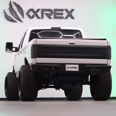 Black Red Luxx-Series LED Tail Lights <br> 87-96 Ford Bronco, F-150