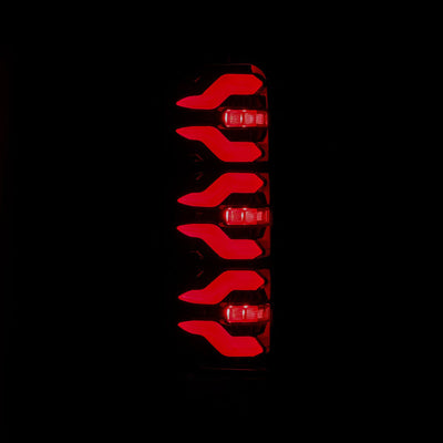 Black Red Luxx-Series LED Tail Lights <br> 87-96 Ford Bronco, F-150