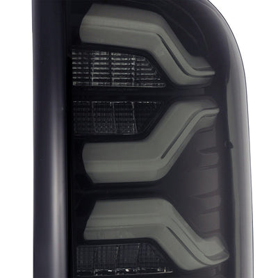 Jet Black PRO-Series LED Tail Lights <br> 16-20 Toyota Tacoma