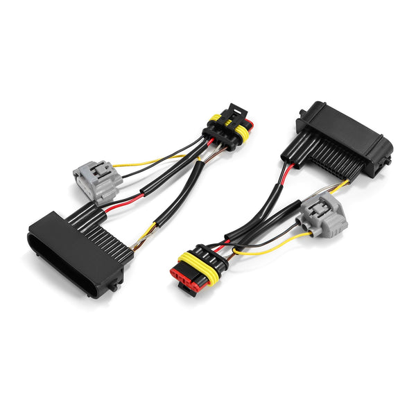 Pair Stock LED ProjectorHeadlight Wiring Converter <br> 22-23 Toyota Tundra, Sequoia