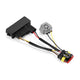 Pair Stock LED ProjectorHeadlight Wiring Converter <br> 22-23 Toyota Tundra, Sequoia