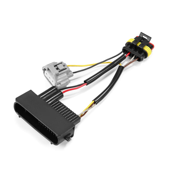 Pair Stock LED ProjectorHeadlight Wiring Converter <br> 22-23 Toyota Tundra, Sequoia
