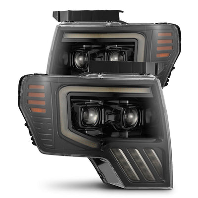 LUXX Active LED DRL Sequential Projector Headlights <br> 09-14 Ford F-150