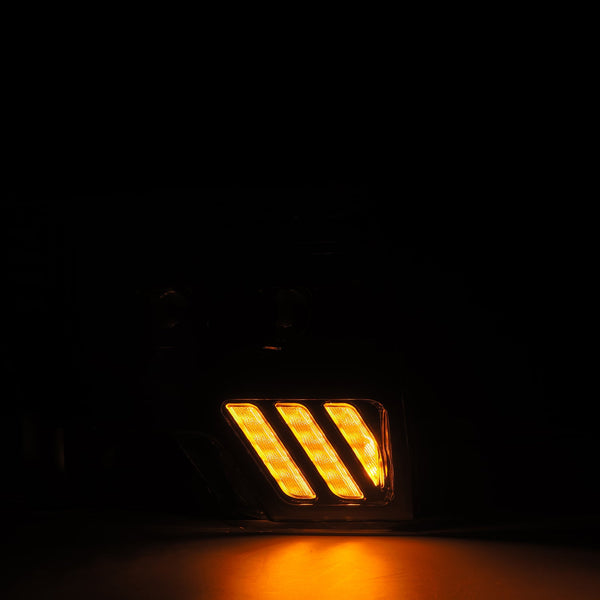 LUXX Active LED DRL Sequential Projector Headlights <br> 09-14 Ford F-150