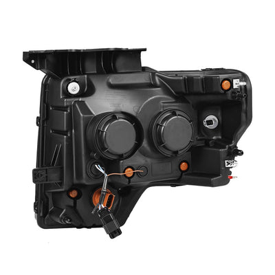 LUXX Active LED DRL Sequential Projector Headlights <br> 09-14 Ford F-150