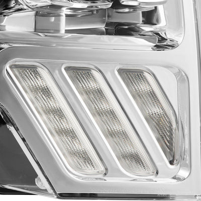 LUXX Active LED DRL Sequential Projector Headlights <br> 09-14 Ford F-150