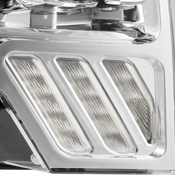 LUXX Active LED DRL Sequential Projector Headlights <br> 09-14 Ford F-150
