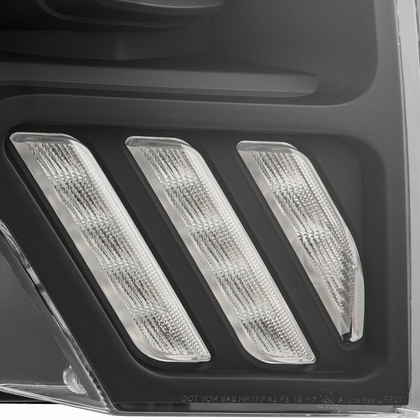 Black LUXX-Series LED Projector Headlights <br> 09-14 Ford F-150