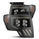 NOVA Active LED DRL Sequential Projector Headlights <br> 09-14 Ford F-150
