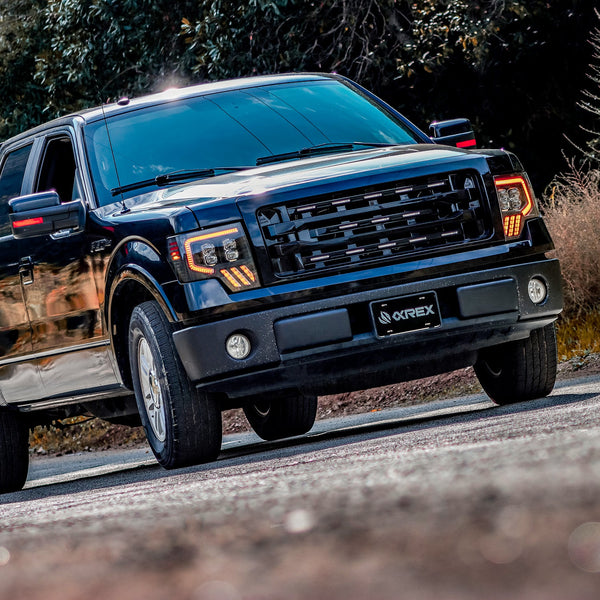 NOVA Active LED DRL Sequential Projector Headlights <br> 09-14 Ford F-150