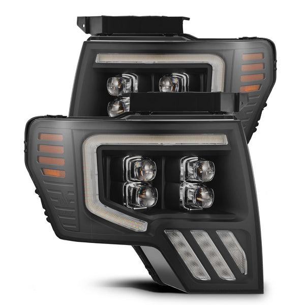 NOVA Active LED DRL Sequential Projector Headlights <br> 09-14 Ford F-150