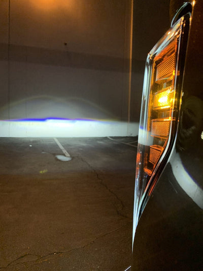 NOVA Active LED DRL Sequential Projector Headlights <br> 17-19 Ford F-250 F-350 F-450 F-550 Super Duty