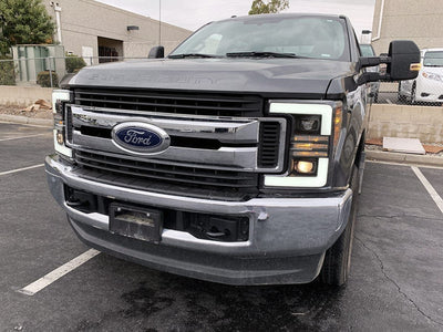 PRO-Series Active LED Sequentail Projector Headlight <br> 17-19 Ford F-250 F-350 F-450 F-550 Super Duty