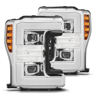 PRO-Series Active Sequential Projector Headlights <br> 17-19 Ford F-250 F-350 F-450 F-550 Super Duty
