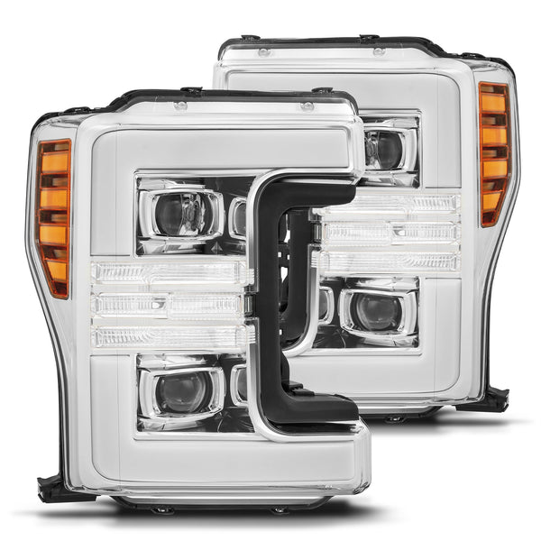 PRO-Series Active Sequential Projector Headlights <br> 17-19 Ford F-250 F-350 F-450 F-550 Super Duty