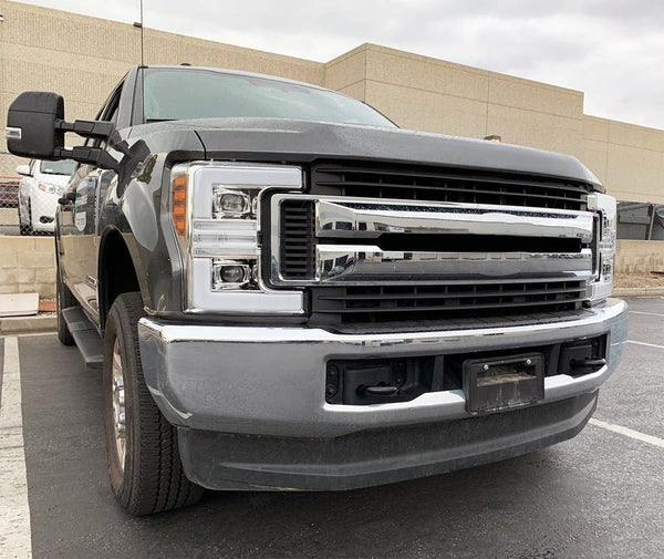 PRO-Series Active Sequential Projector Headlights <br> 17-19 Ford F-250 F-350 F-450 F-550 Super Duty