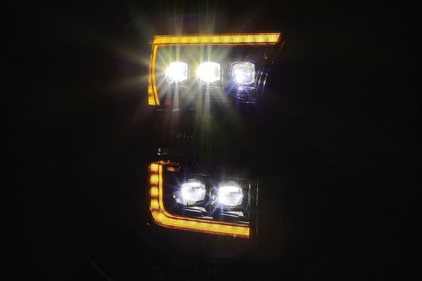 NOVA Active LED DRL Sequential Projector Headlights <br>15-17 Ford F-150 Raptor