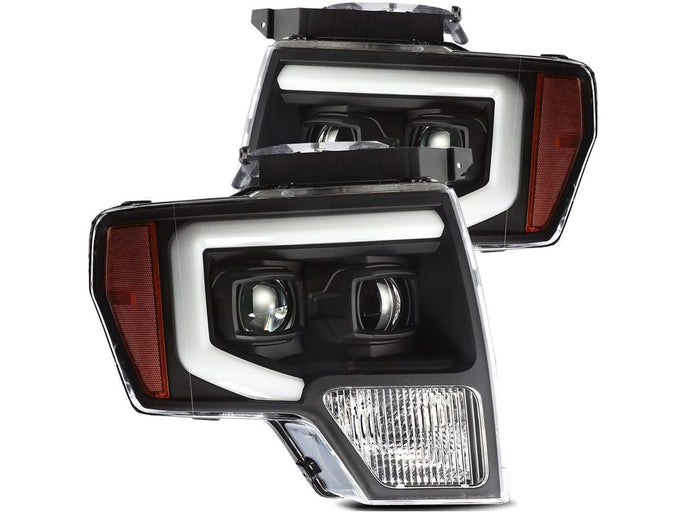 Active LED DRL Sequential Projector Headlights <br> 09-14 Ford F-150