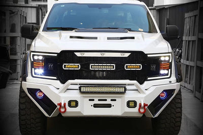 NOVA Active LED DRL Sequential Projector Headlights <br> 18-19 Ford F-150