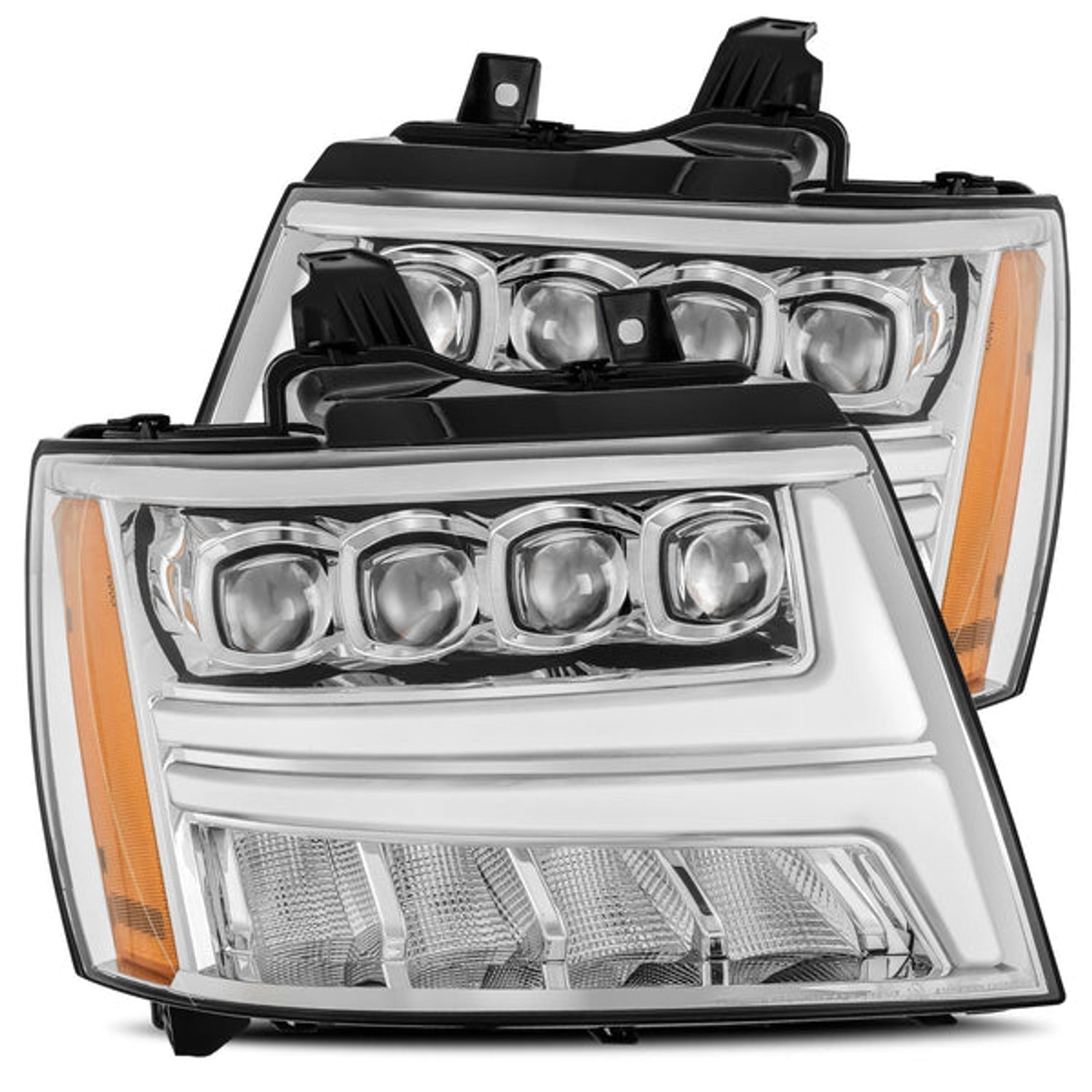 NOVA Active LED DRL Projector Headlights <br> 07-14 Chevrolet Suburban,Tahoe, Avalanche