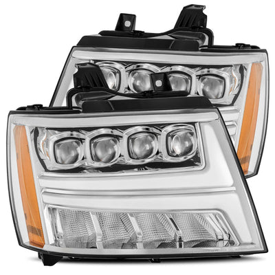 NOVA Active LED DRL Projector Headlights <br> 07-14 Chevrolet Suburban,Tahoe, Avalanche