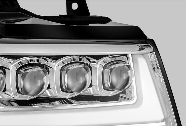 NOVA Active LED DRL Projector Headlights <br> 07-14 Chevrolet Suburban,Tahoe, Avalanche