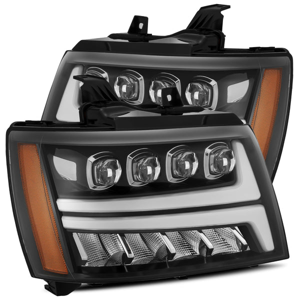 NOVA-Series Active LED DRL Projector Headlights <br> 07-14 Chevy Suburban, Tahoe, Avalanche