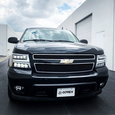 NOVA-Series Active LED DRL Projector Headlights <br> 07-14 Chevy Suburban, Tahoe, Avalanche