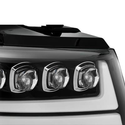 NOVA-Series Active LED DRL Projector Headlights <br> 07-14 Chevy Suburban, Tahoe, Avalanche
