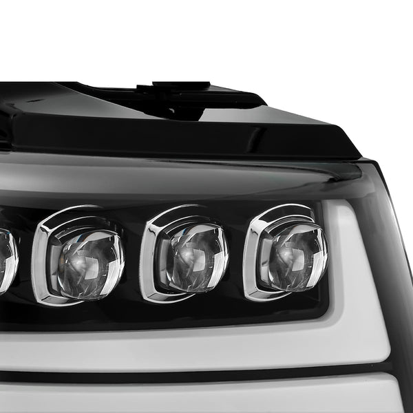 NOVA-Series Active LED DRL Projector Headlights <br> 07-14 Chevy Suburban, Tahoe, Avalanche
