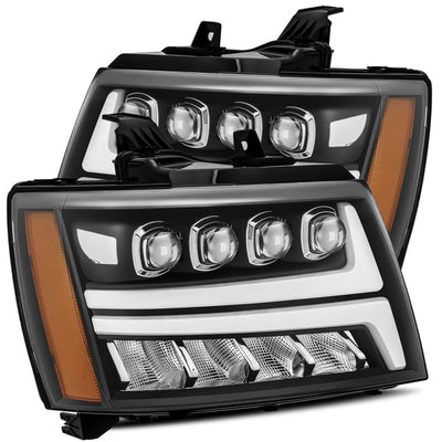 NOVA-Series Active LED DRL Projector Headlights <br> 07-14 Chevy Suburban, Tahoe, Avalanche