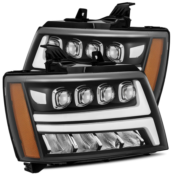 NOVA-Series Active LED DRL Projector Headlights <br> 07-14 Chevy Suburban, Tahoe, Avalanche