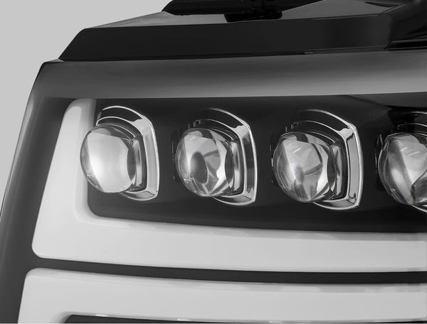NOVA-Series Active LED DRL Projector Headlights <br> 07-14 Chevy Suburban, Tahoe, Avalanche