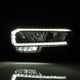 Alpha-Black LUXX-Series LED DRL Crystal Headlights <br> 16-23 Toyota Tacoma