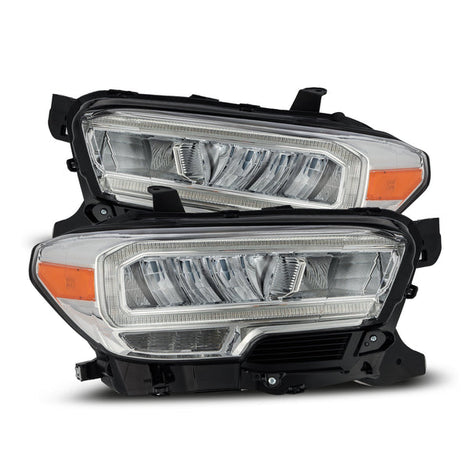 Chrome LUXX-Series Crystal Headlights <br> 16-23 Toyota Tacoma