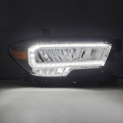Chrome LUXX-Series Crystal Headlights <br> 16-23 Toyota Tacoma