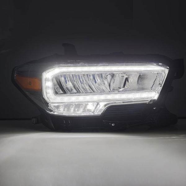 Chrome LUXX-Series Crystal Headlights <br> 16-23 Toyota Tacoma