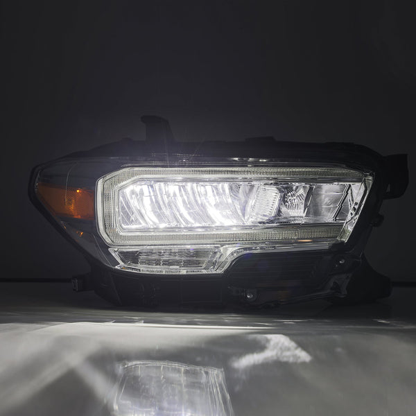 Chrome LUXX-Series Crystal Headlights <br> 16-23 Toyota Tacoma